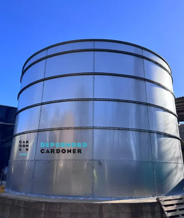 Depurnord Cardoner instala un nuevo depósito de agua pluvial en EXIDE Technologies