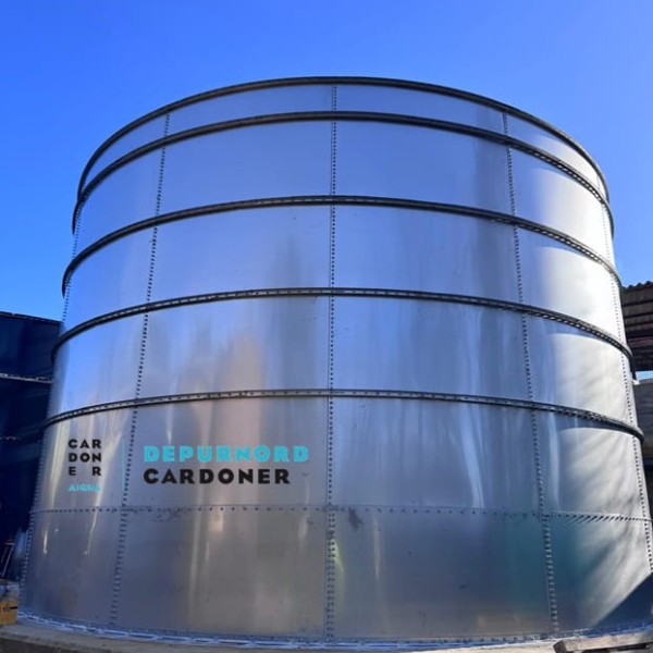 Depurnord Cardoner instala un nuevo depósito de agua pluvial en EXIDE Technologies