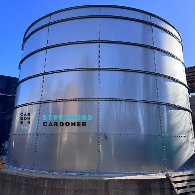 Depurnord Cardoner installs a new rainwater storage tank at EXIDE Technologies
